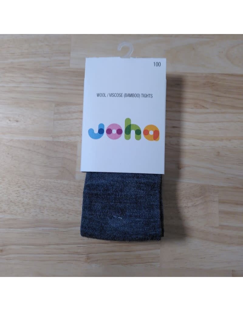 Joha Joha - Wool/bamboo tights, coke melange (3-16j)