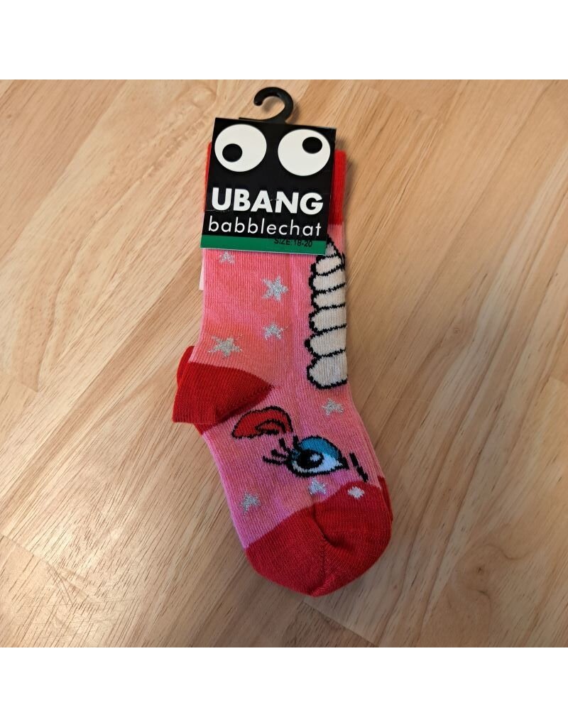 Ubang Ubang - kniekous, pink, unicorn talkie walkie (0-2j)