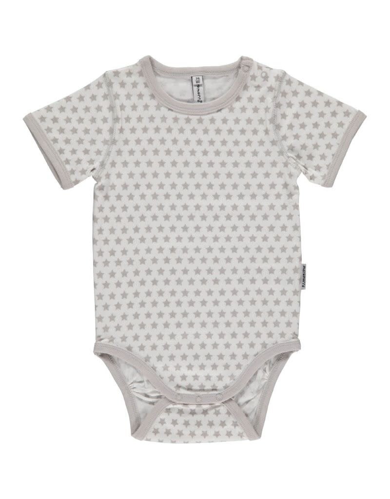 Maxomorra Maxomorra - Body SS, stars grey (0-2j)