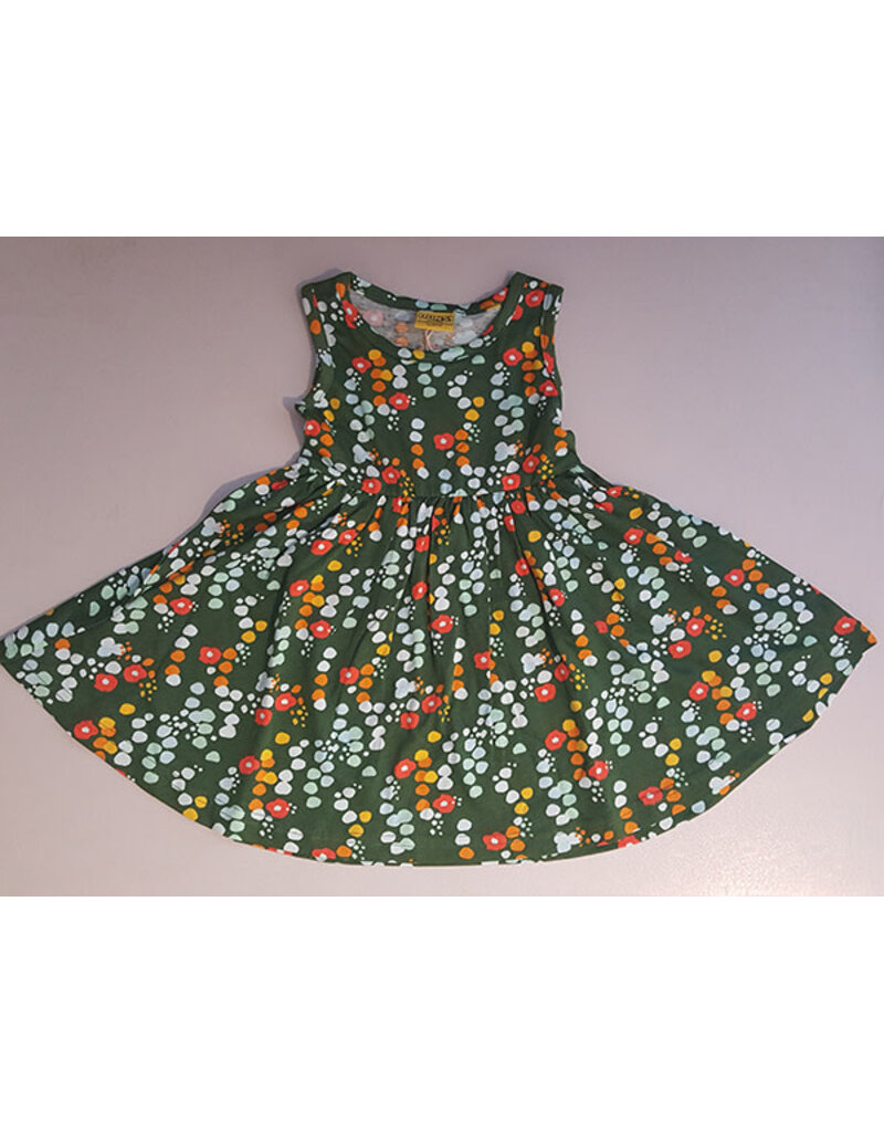 DUNS Sweden Duns Sweden - Dress w Gather skirt, small flowers (0-2j)