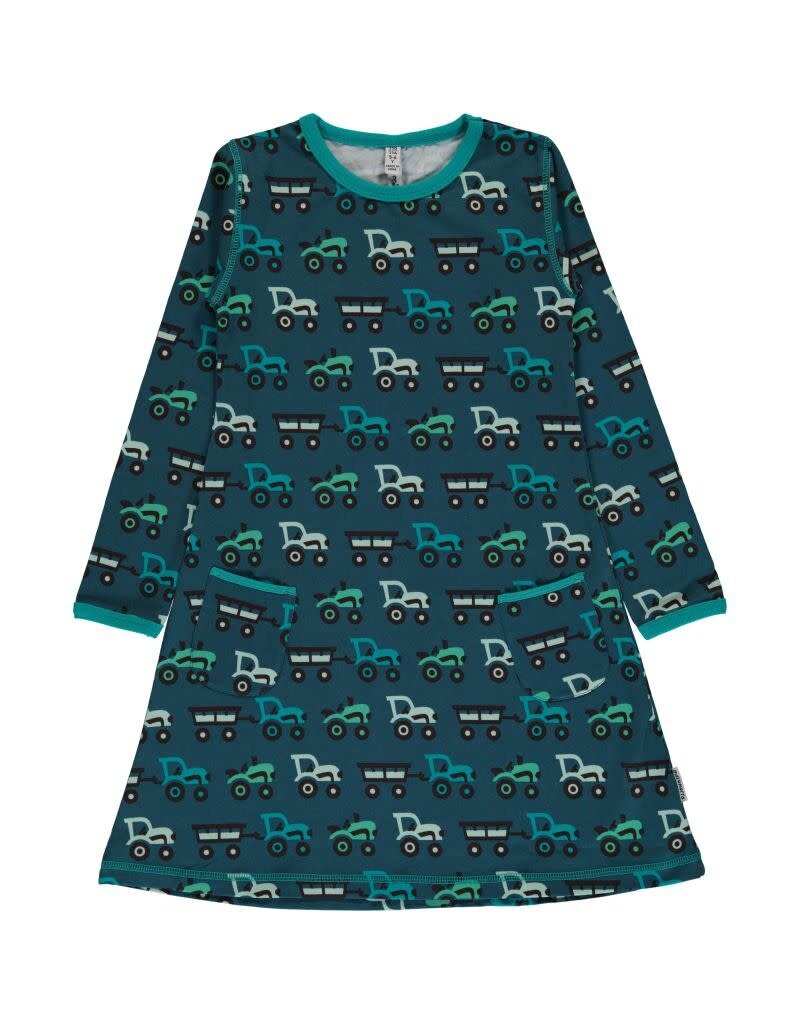 Maxomorra Maxomorra - Dress ls, tractor (3-16j)