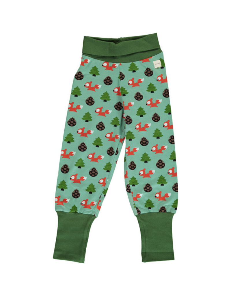 Maxomorra Maxomorra - pants rib busy squirrel (0-2j)