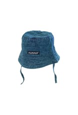 Villervalla Villervalla - hat with string, indigo wash (0-2j)