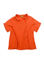 Lily Balou Lily Balou - Gloria blouse muslin red orange (3-16j)