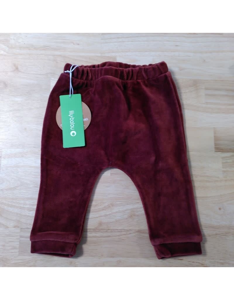 Lily Balou Lily Balou - Baby trousers Tommy, fired brick (0-2j)