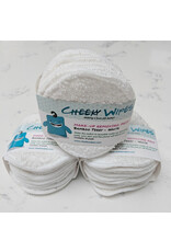 Cheeky Wipes Cheeky Wipes - Make-up removing pads, bamboo terry, wit, 10 stuks