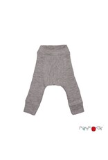 ManyMonths ManyMonths - Reversible longies, silver cloud/foggy black (0-2j)