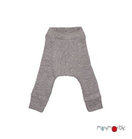 ManyMonths Broek, silver cloud/foggy black (0-2j)