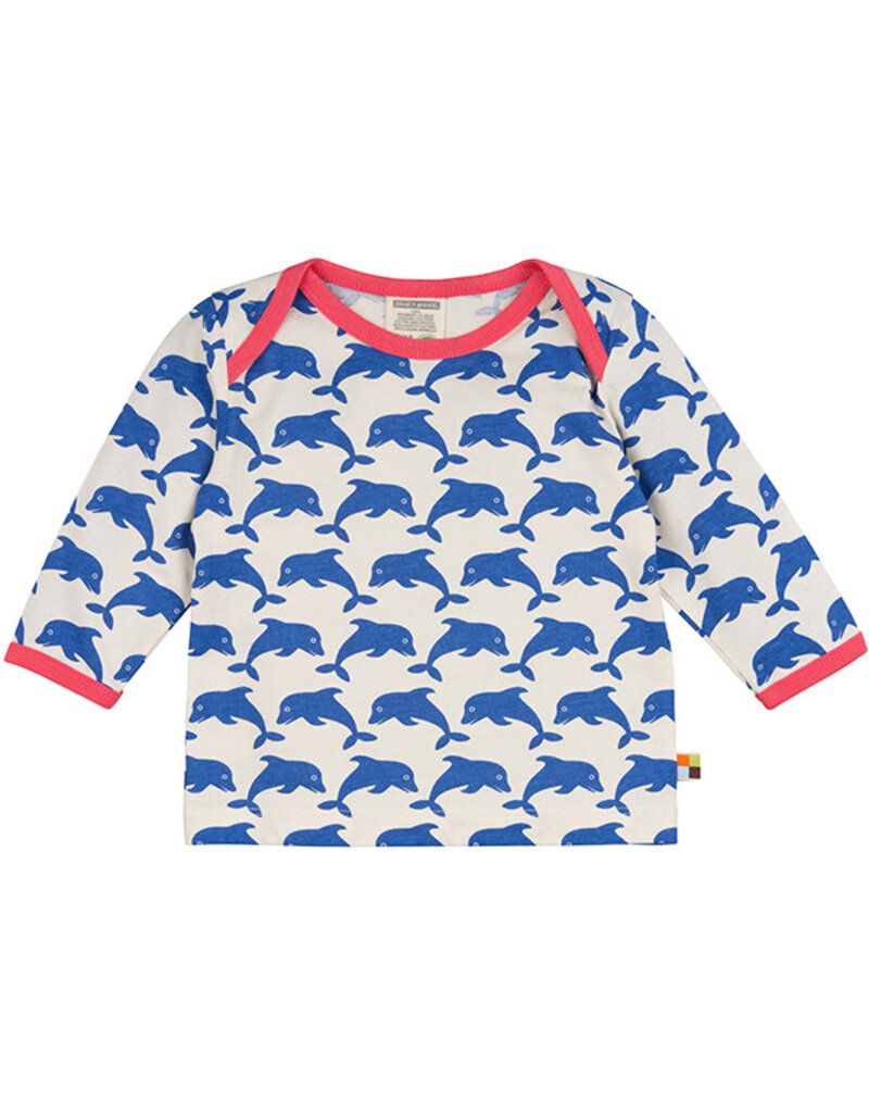 Loud+Proud Loud+Proud - shirt, pacific, dolfijn (0-2j)