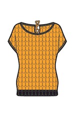 Lily Balou Lily Balou - Dalida Top, Saffron