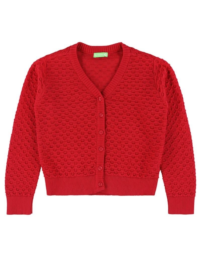 Lily Balou Lily Balou - Nette cardigan, Barberry (3-12j)