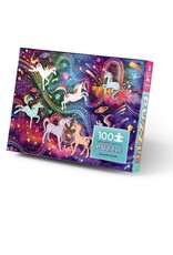 Crocodile Creek Crocodile Creek - Holographic puzzle, Unicorn Galaxy, 100 pcs