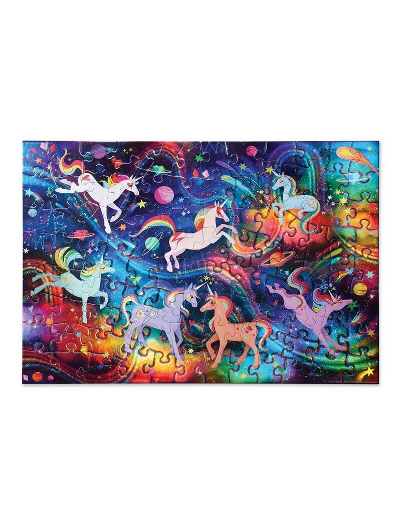 Crocodile Creek Crocodile Creek - Holographic puzzle, Unicorn Galaxy, 100 pcs