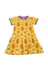 Maxomorra Maxomorra - Dress Circle SS, Pineapple (3-10j)
