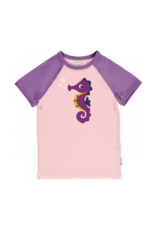 Maxomorra Maxomorra - Top SS raglan, Seahorse (3-10j)