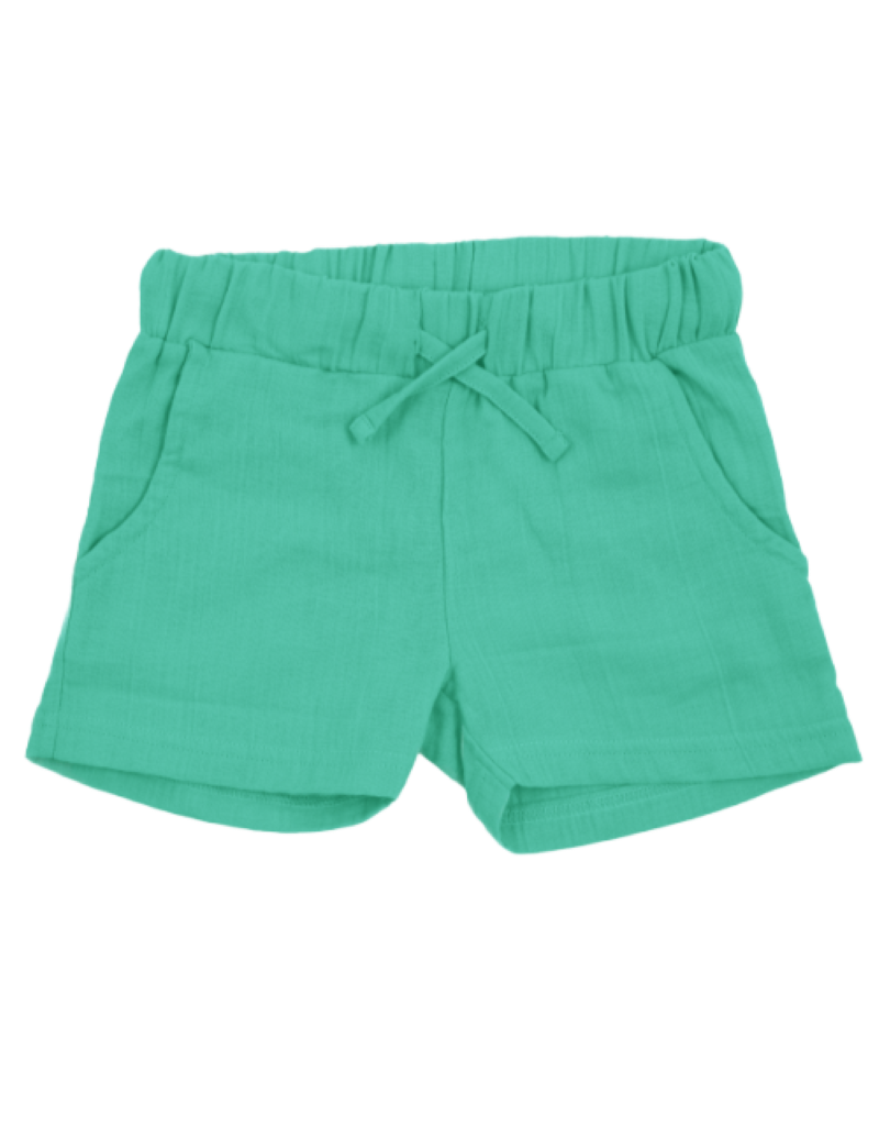 Maxomorra Maxomorra - Shorts Muslin, Green (3-10j)