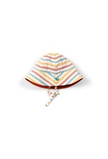 Little Green Radicals Little Green Radicals - Walnut striped reversible sunhat