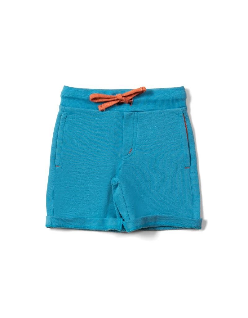 Little Green Radicals Little Green Radicals - Blue marl comfy jogger shorts (3-8j)