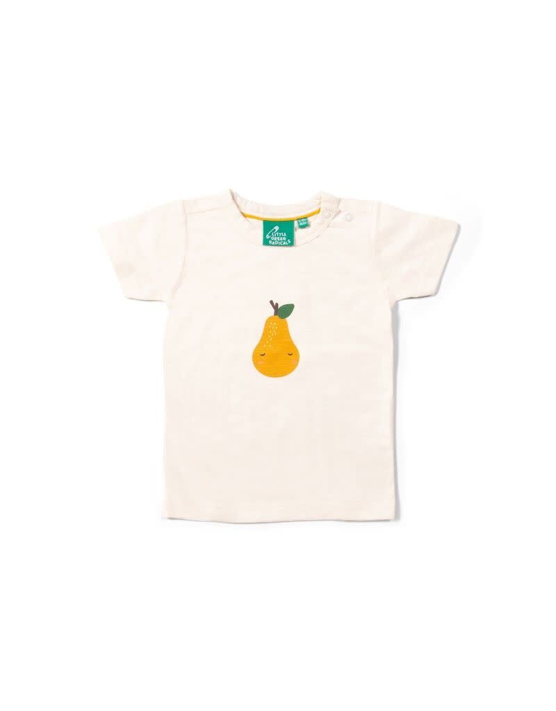 Little Green Radicals Little Green Radicals - Pear ss T-shirt (0-2j)