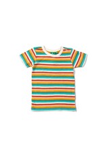 Little Green Radicals Little Green Radicals - Rainbow Striped ss T-shirt (3-8j)
