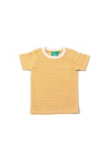 Little Green Radicals Little Green Radicals - Soft Gold Striped ss T-shirt (3-8j)