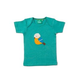 Little Green Radicals T-shirt, Little Bird Applique (0-2j)