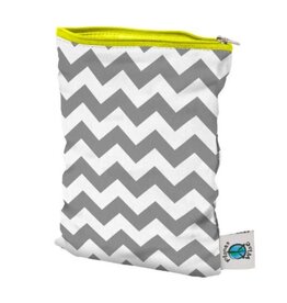 Planet Wise Wetbag klein, gray chevron