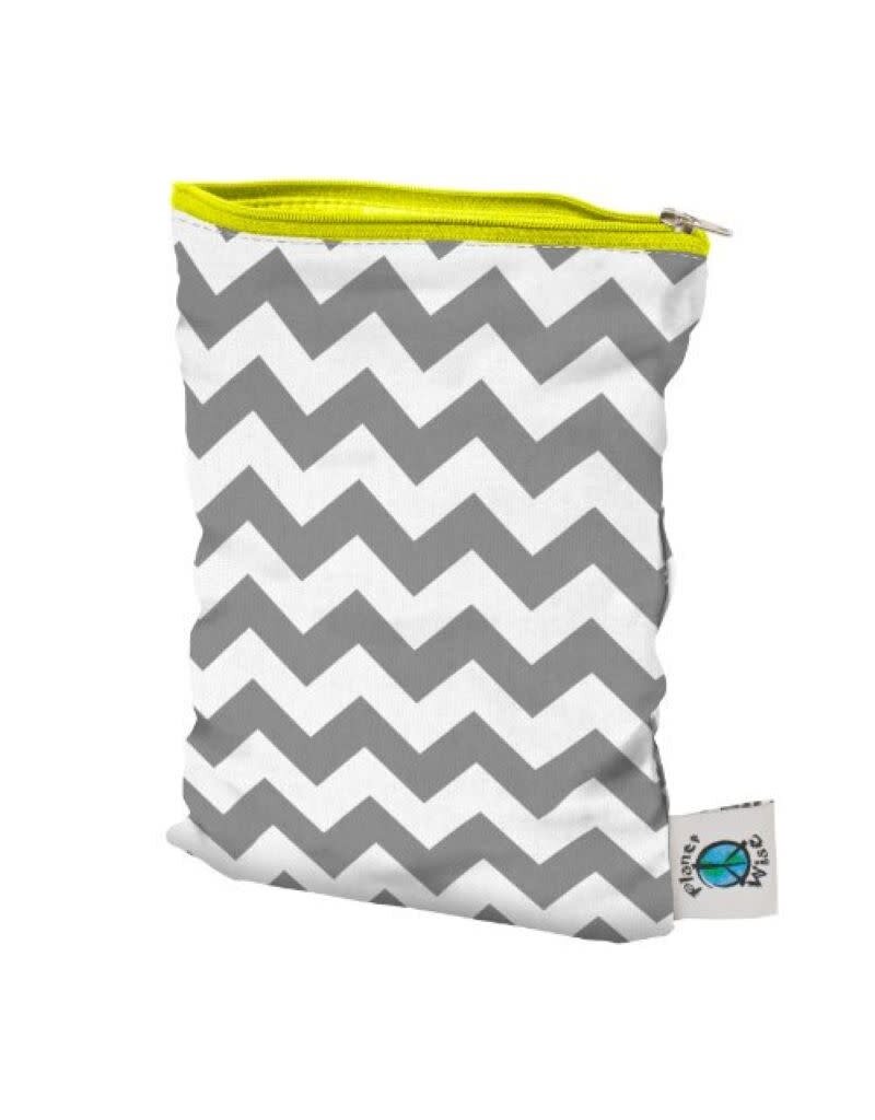Planet Wise Planet Wise - Small wetbag, gray chevron