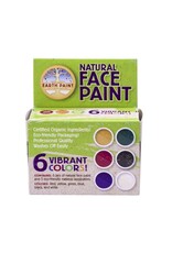 Natural Earth Paint Natural Earth Paint - Natural Face Paint, 6 stuks