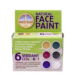 Natural Earth Paint Schmink, 6 stuks