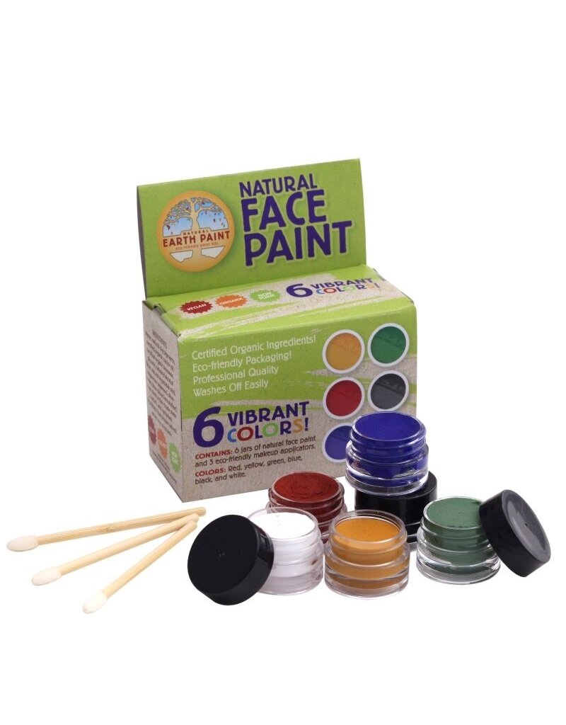 Natural Earth Paint Natural Earth Paint - Natural Face Paint, 6 stuks