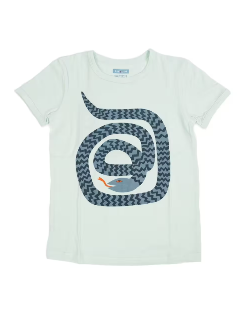 Liv + Lou - Otto T-shirt, Billowing Sail snake (0-2j)