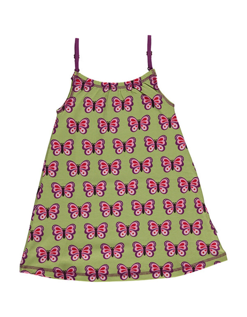 Maxomorra Maxomorra - Dress spaghetti, butterfly (0-2j)