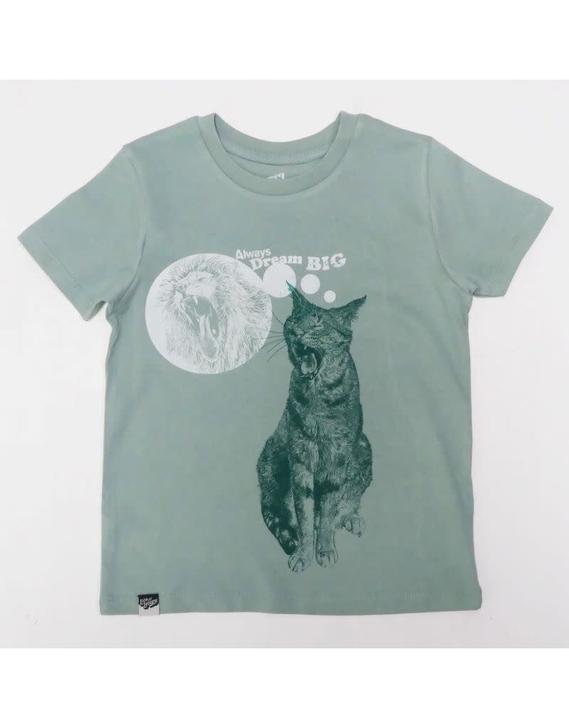 Lion of Leisure Lion of Leisure - T-shirt, Cat, Aloe green (3-16j)