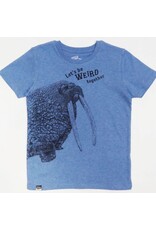 Lion of Leisure Lion of Leisure - T-shirt, walrus, blue melange (3-16j)