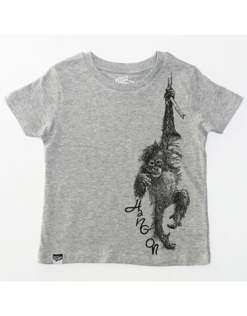 Lion of Leisure Lion of Leisure - T-shirt, orangutan, grey melange (3-16j)
