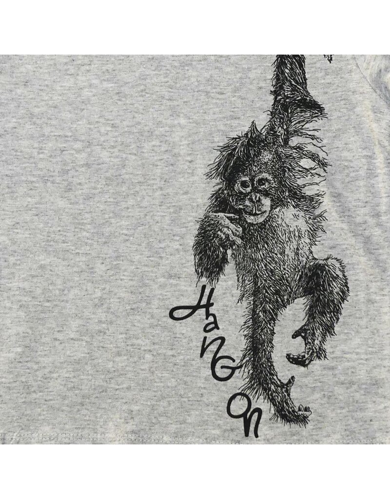 Lion of Leisure Lion of Leisure - T-shirt, orangutan, grey melange (3-16j)