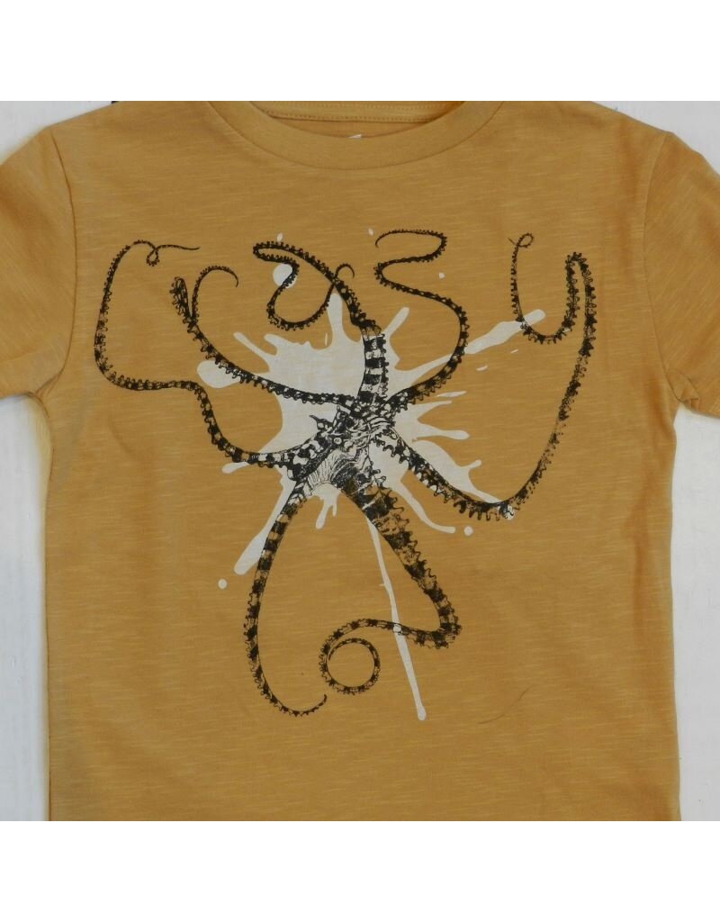 Lion of Leisure Lion of Leisure - T-shirt, ochre, octopus (3-16j)