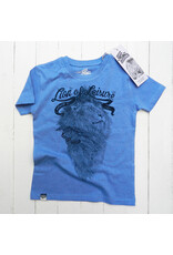 Lion of Leisure Lion of Leisure - T-shirt, blue melange, logo lion (3-16j)