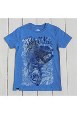 Lion of Leisure Lion of Leisure - T-shirt, blue melange, chameleon (3-16j)