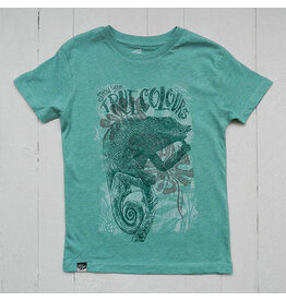 Lion of Leisure T-shirt, chameleon (3-16j)