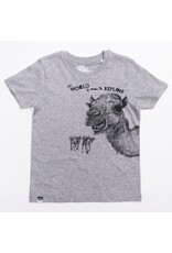 Lion of Leisure Lion of Leisure - T-shirt, Camel, Grey melange (3-16j)