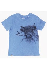 Lion of Leisure Lion of Leisure - T-shirt, Cow, Blue melange (3-16j)