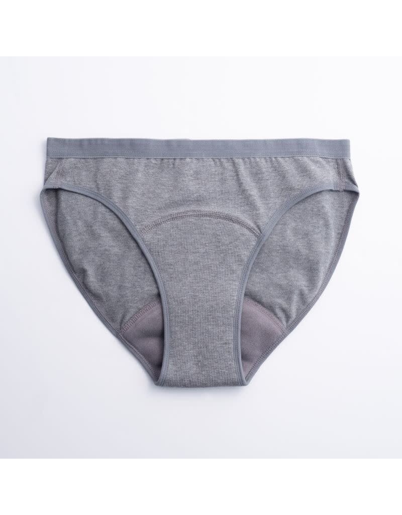 Imse Imse - Period underwear, Bikini, medium flow, grey melange