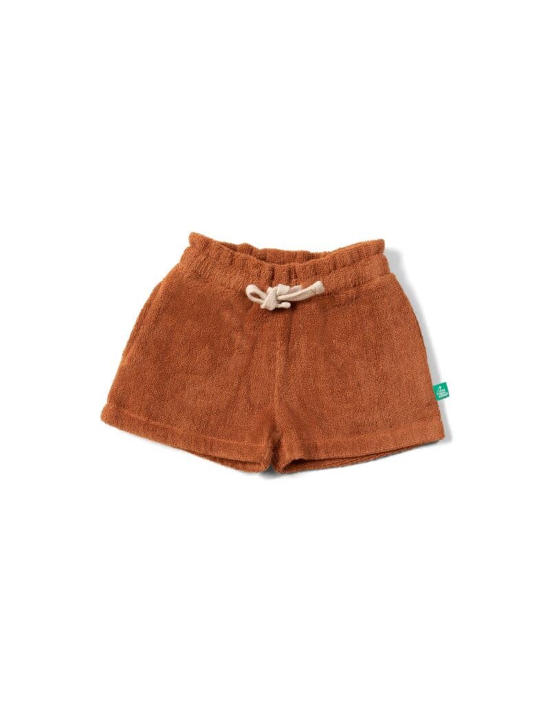 Little Green Radicals Little Green Radicals - Walnut towelling shorts