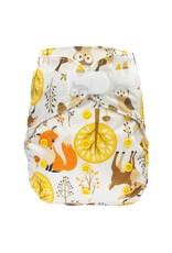 Blümchen Blümchen - Diaper cover OneSize PUL hook and loop, Woodland
