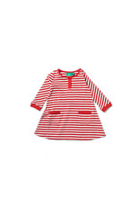 Little Green Radicals Little Green Radicals - Red Stripe Playaway Dress, ls (0-2j)
