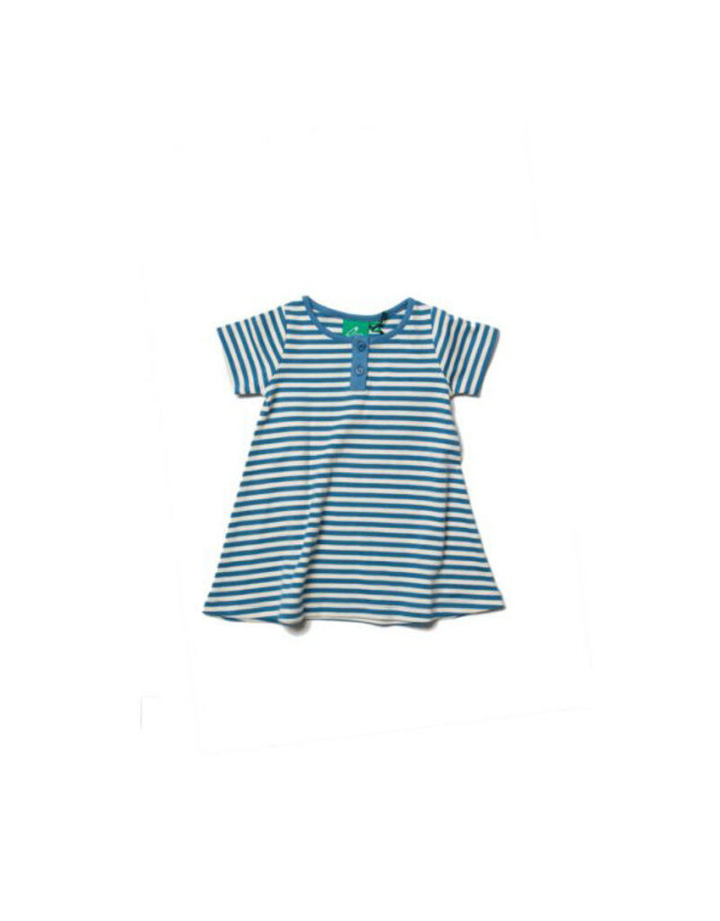 Little Green Radicals Little Green Radicals - Ocean Blue Stripe Playaway Dress, ss (0-2j)