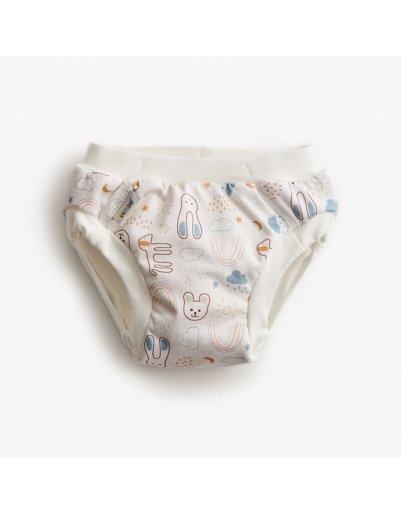 Vimse Vimse - Training pants, Pink Dots/White Teddy, 2-pack