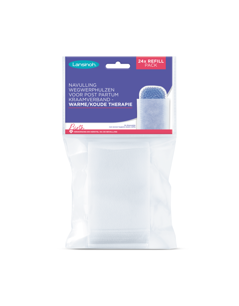 Lansinoh Lansinoh - Navulling wegwerphoezen voor postpartum kraamverband, 24 stuks